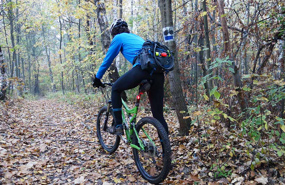 Test skarpet wodoszczelnych Bridgedale StormSock na rowerze.