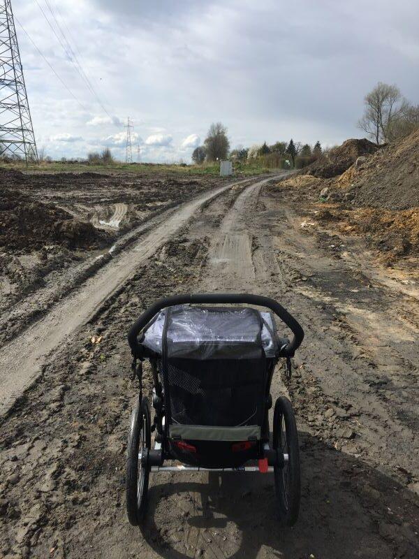 Thule Chariot w terenie