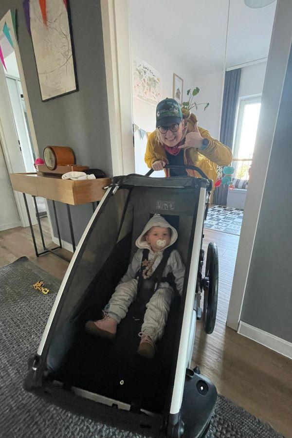 Test Thule Chariot 1 - pasy bezpieczeństwa