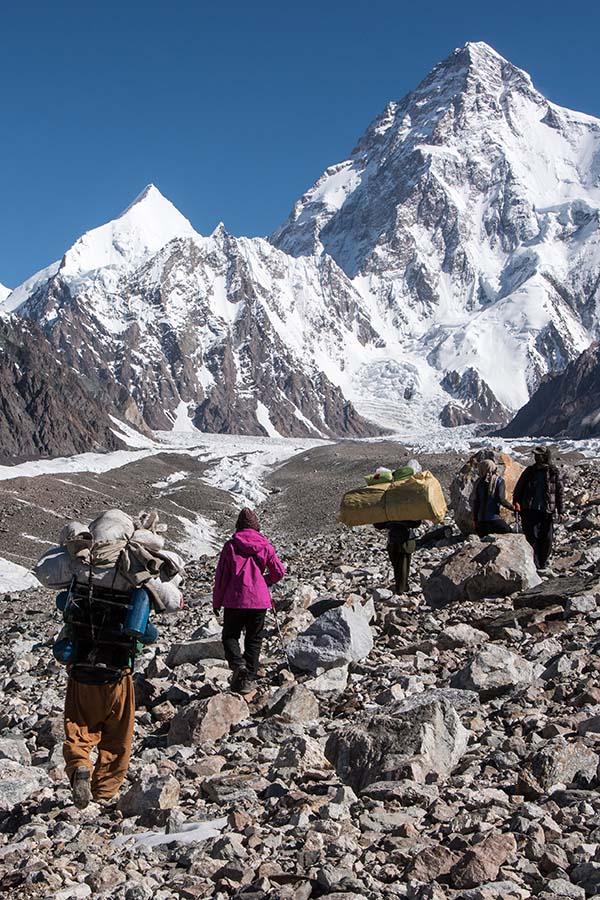 Trekking do bazy pod K2 - najwyższego szczytu w Karakorum