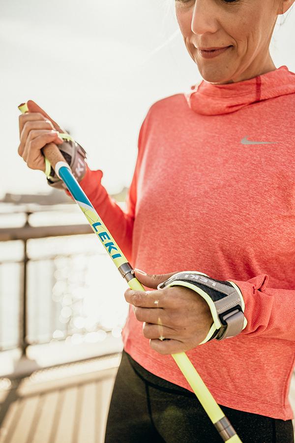 Składane kije do nordic walking zmieszczą się w każdym plecaku.