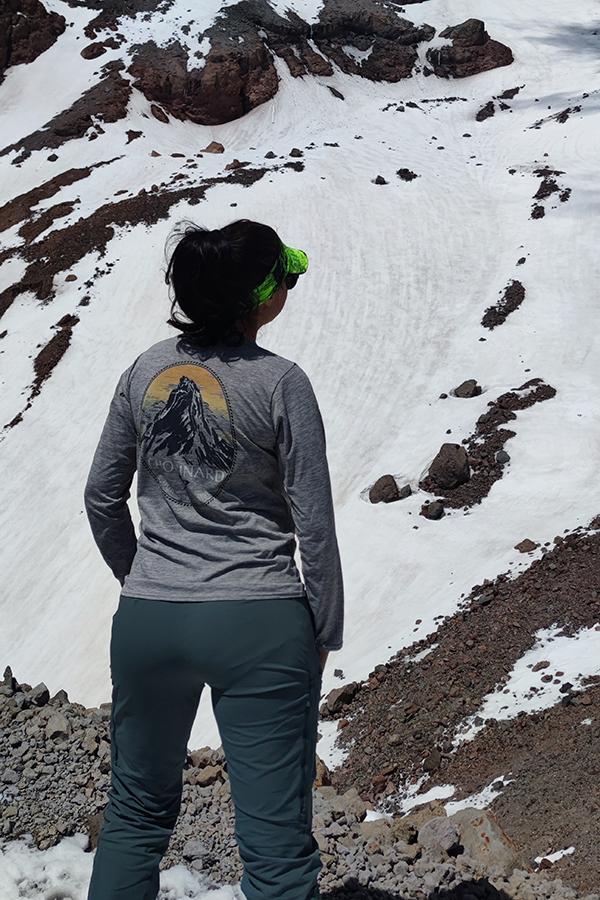 Matterhorn na plecach Patagonia L/S Cap Cool Daily Graphic Shirt Lands - może to właśnie będzie mój kolejny cel?