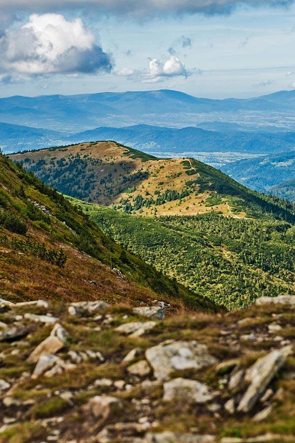 Beskid Żywiecki - Masyw Babiej Góry - jeden z najstarszych parków narodowych w Polsce i ekosystem uznany za Światowy Rezerwat Biosfery Unesco.