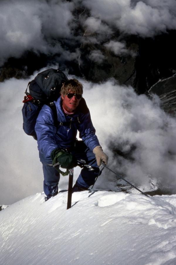 Scott Fischer w 1984 na Annapurna Fang. 