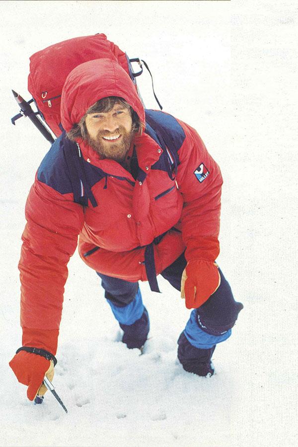 Reinhold Messner na swoją historyczną ekspedycję na Everest w 1978 roku wybrał ubrania marki Millet.