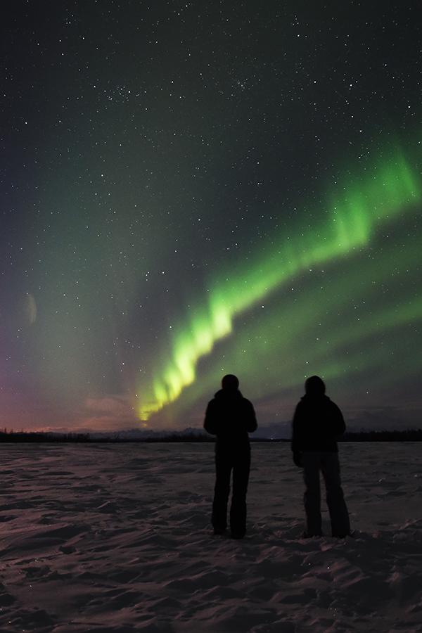 Położenie blisko kręgu polarnego sprawia, że w Parku Narodowym Denali częstym zjawiskiem jest zorza polarna.