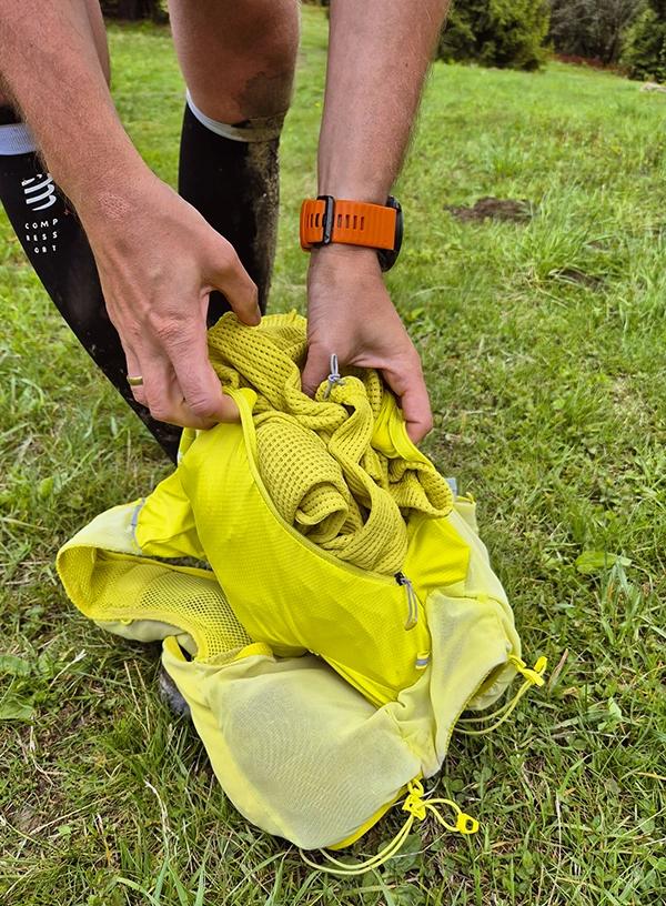Test odzieży biegowej Houdini.