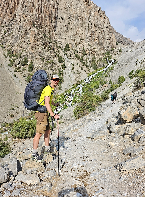 Plecak Gregory Baltoro 75  w Górach Fańskich