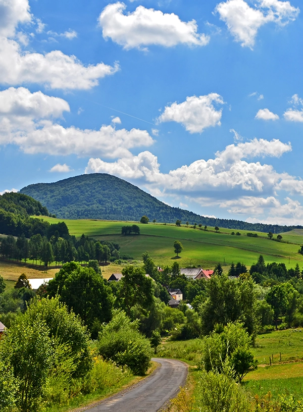 Widok na Lackową.