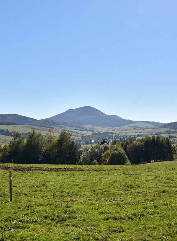 Panorama Beskidu Niskiego.