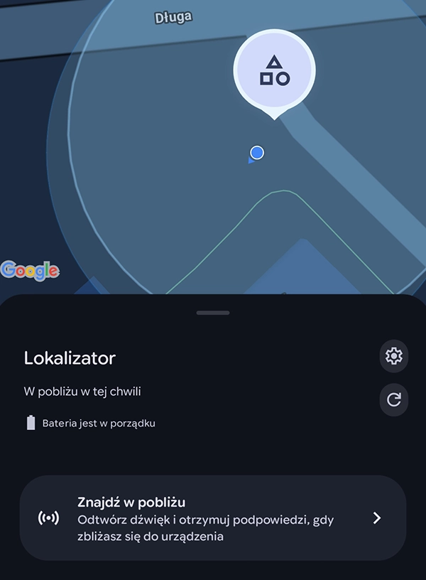 Test lokalizatora Xtorm.