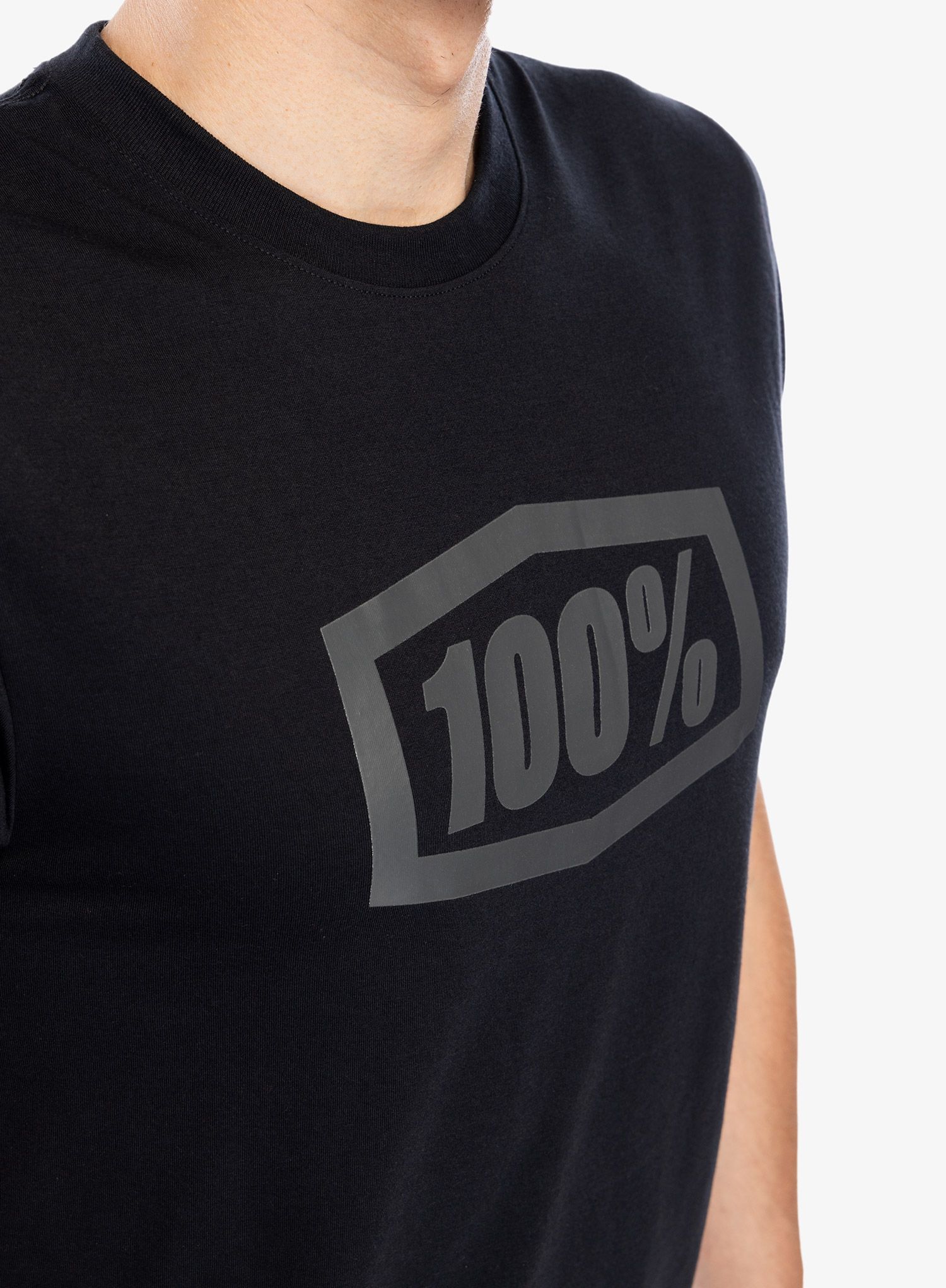 Koszulka szybkoschnąca 100% Icon Tech SS - black