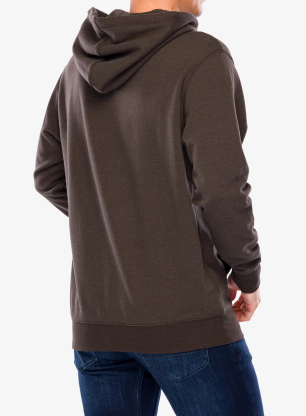 Bluza z kapturem Stance Shelter Hoodie - dark brown