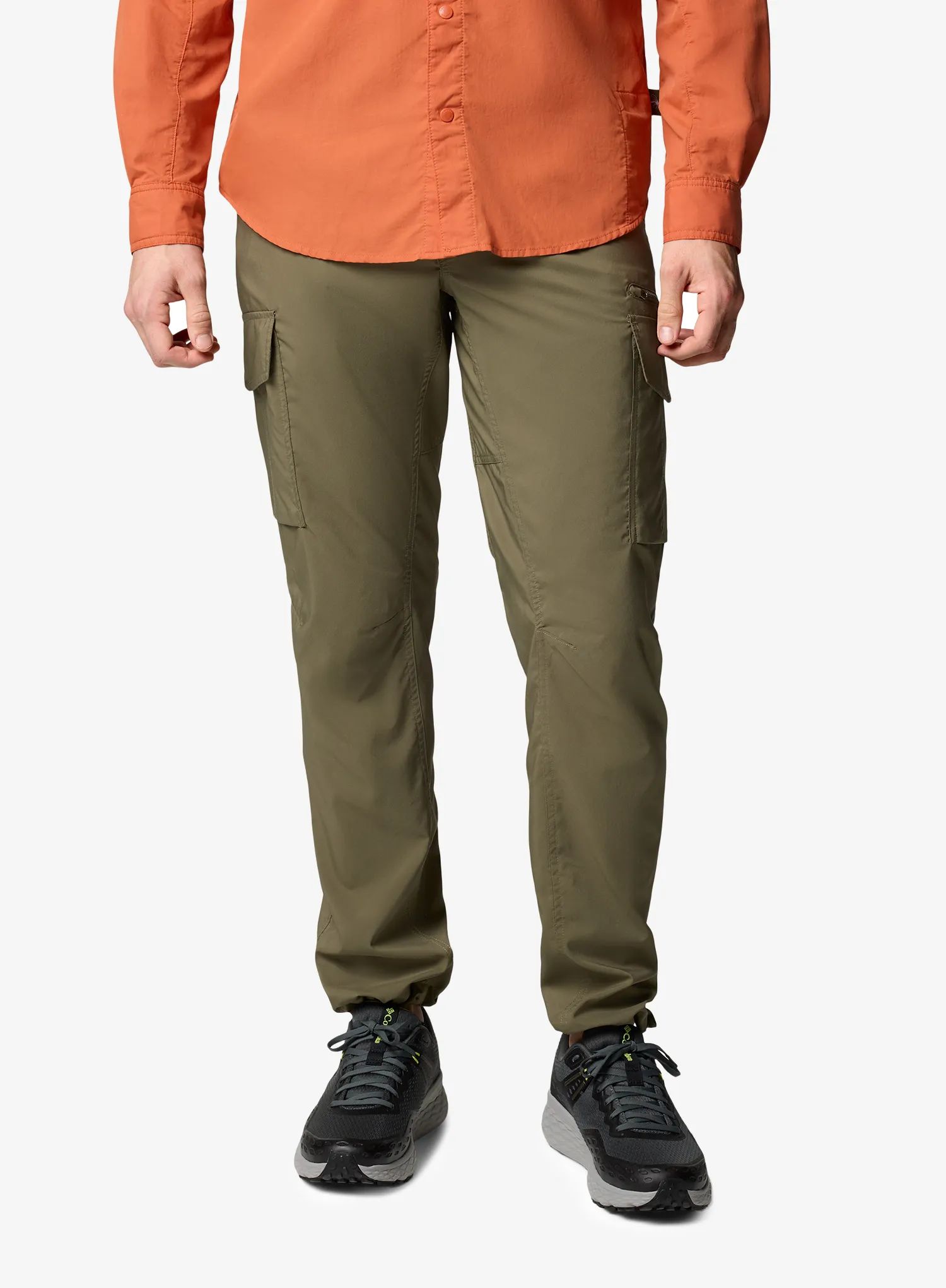 Turistické kalhoty Columbia Skien Valley Cargo Pant Long - stone green