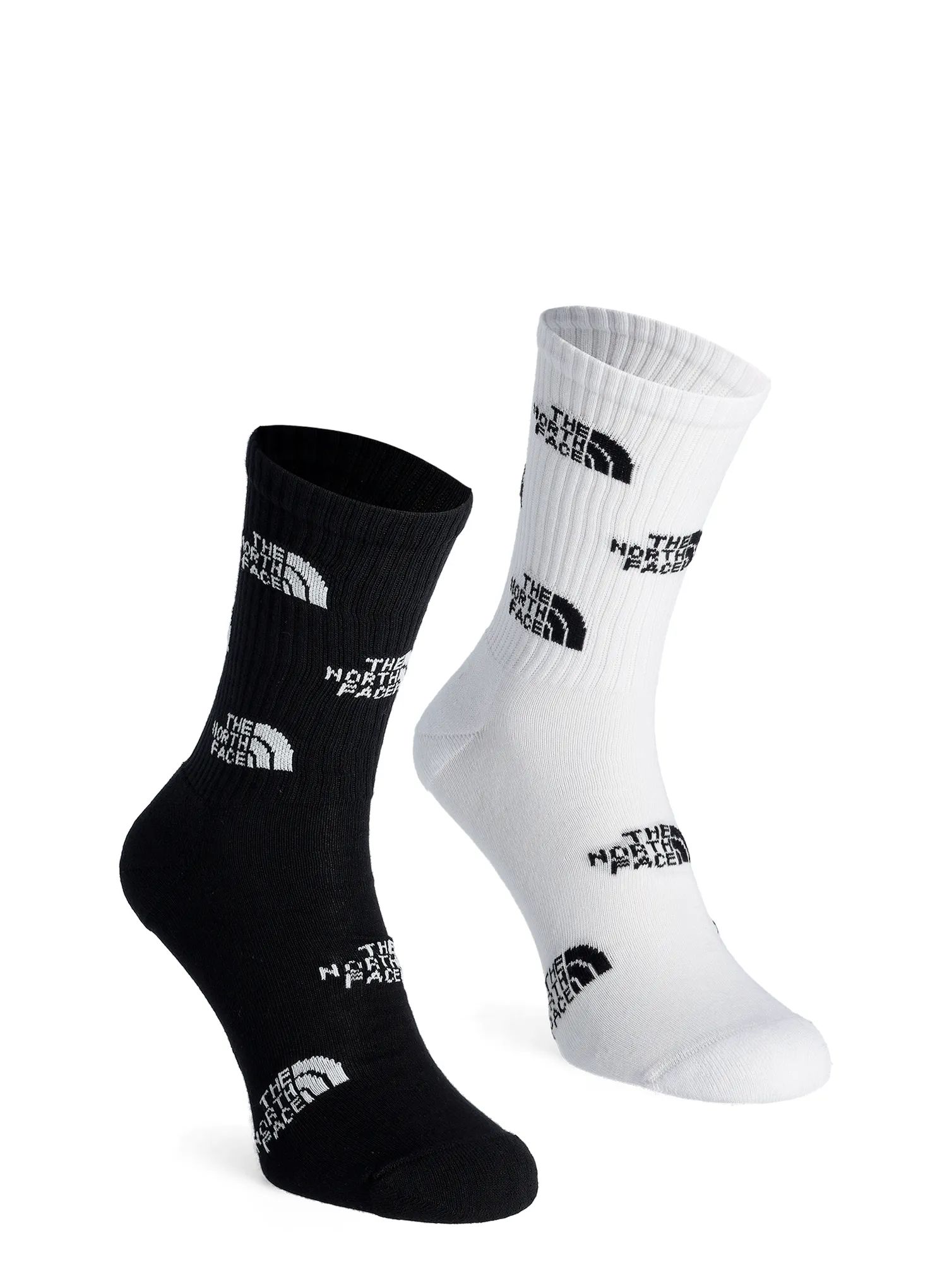 Turistické ponožky The North Face Everyday Crew Sock Logo 2-pack - tnf black/tnf white