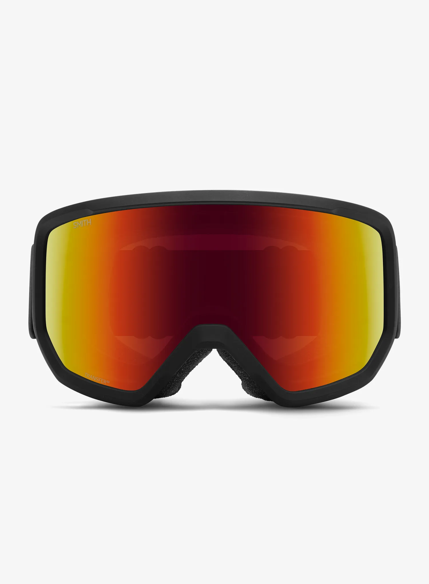 Gogle narciarskie Smith Transfer - black/red solx mirror antifog