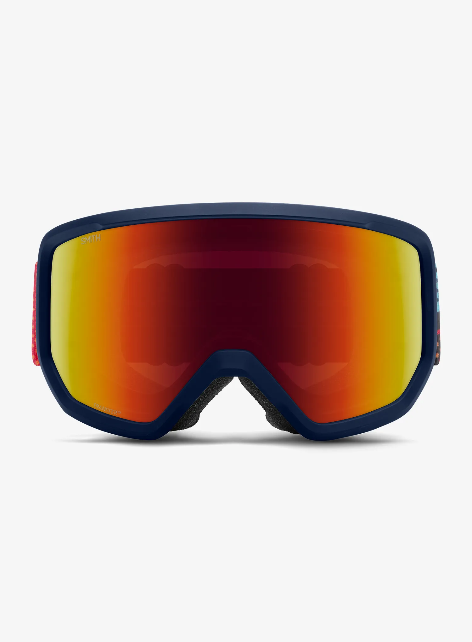 Gogle narciarskie Smith Transfer - geo alpine/red sol mir antifog