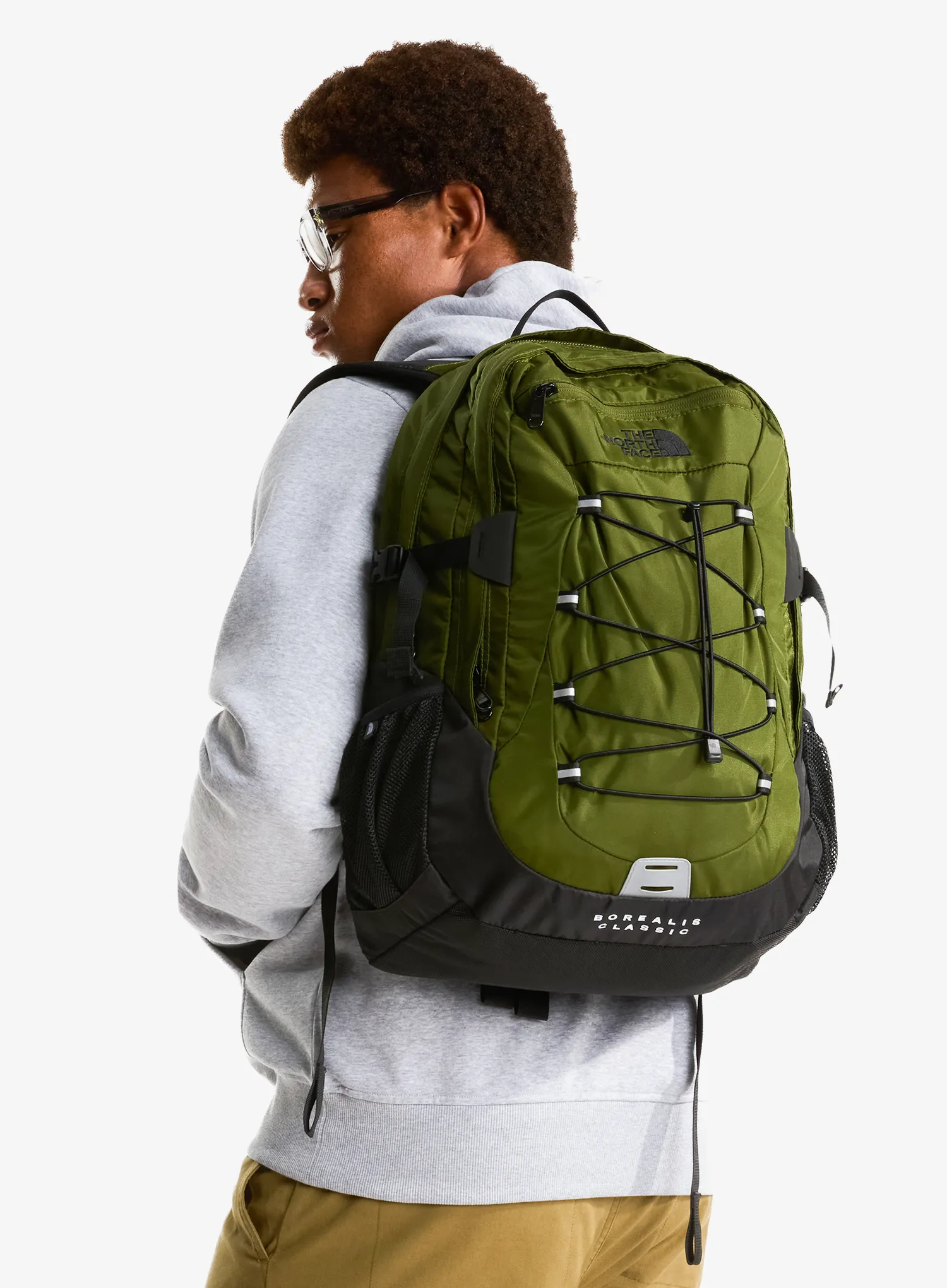 Plecak na laptopa The North Face Borealis Classic - woodland green/tnf black