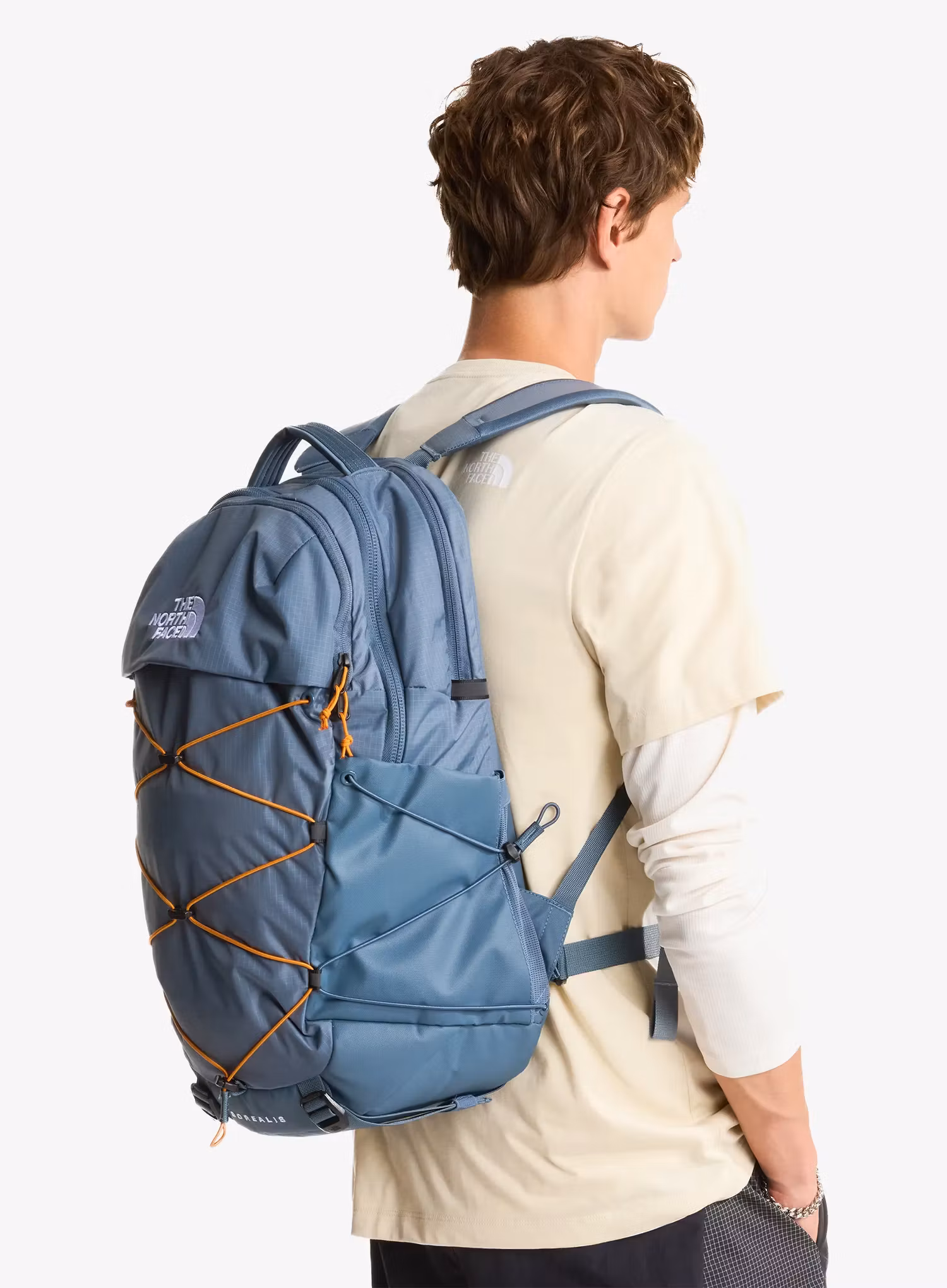 Plecak sportowy The North Face Borealis - granite grey/dust orange