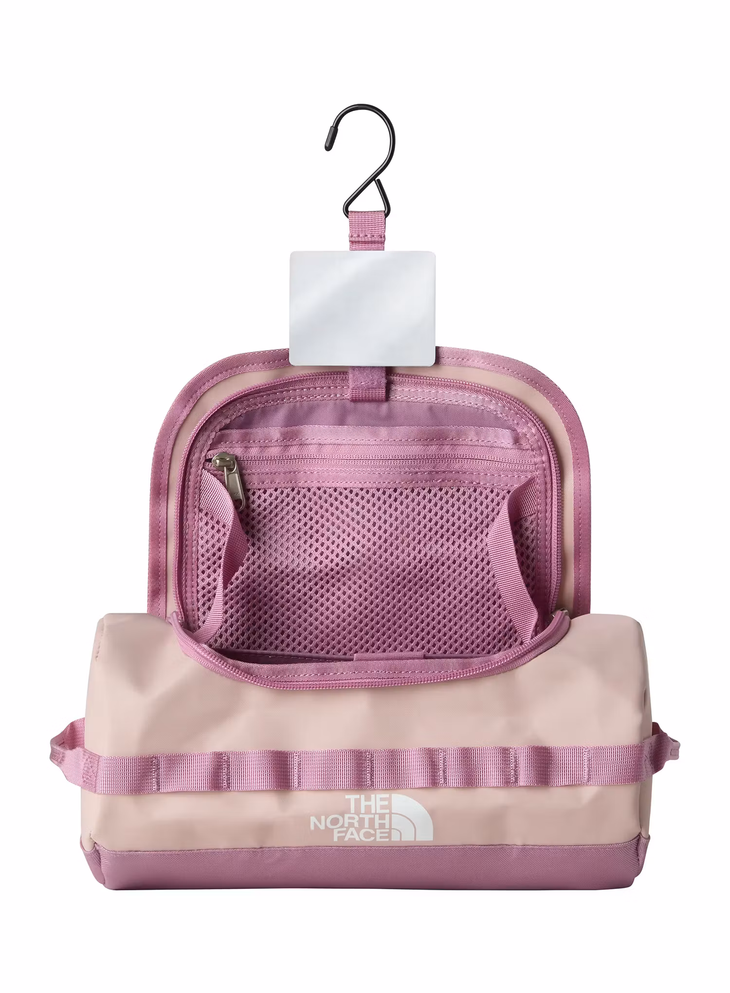 Kosmetyczka turystyczna The North Face BC Travel Canister L - metal pink/laven