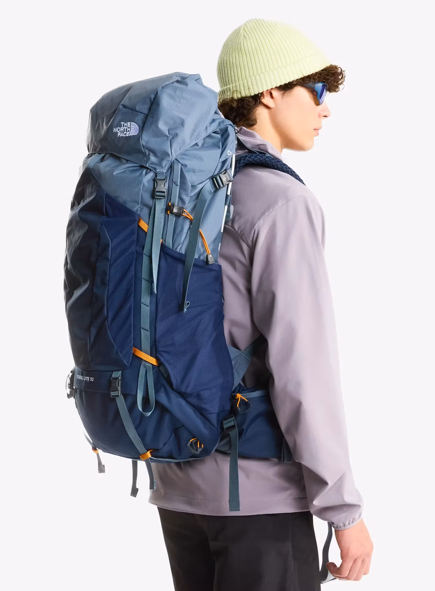 Plecak turystyczny The North Face Evolution 50 - granite grey/navy