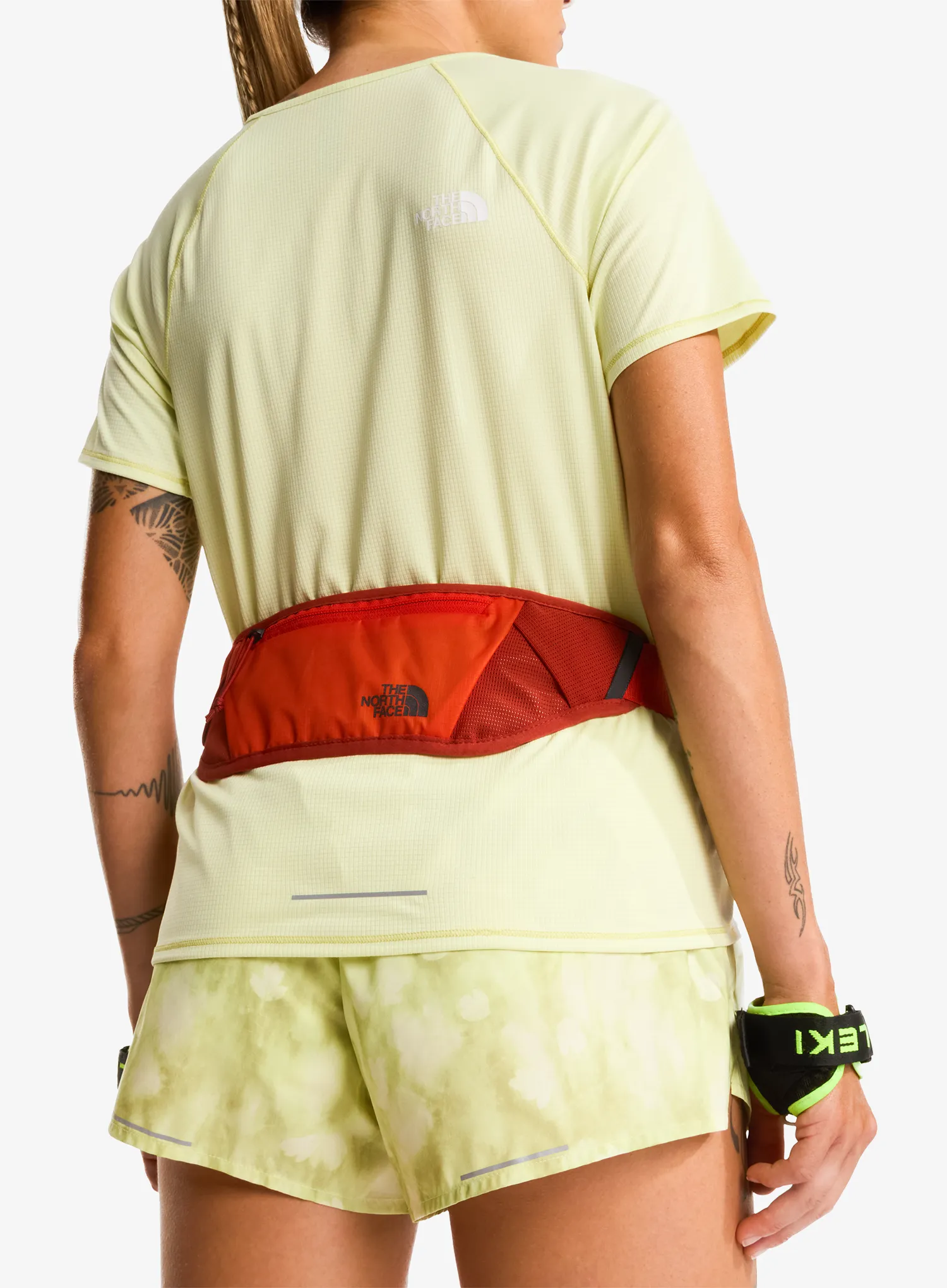 Pas do biegania The North Face Sunriser Run Belt - lava red/iron clay