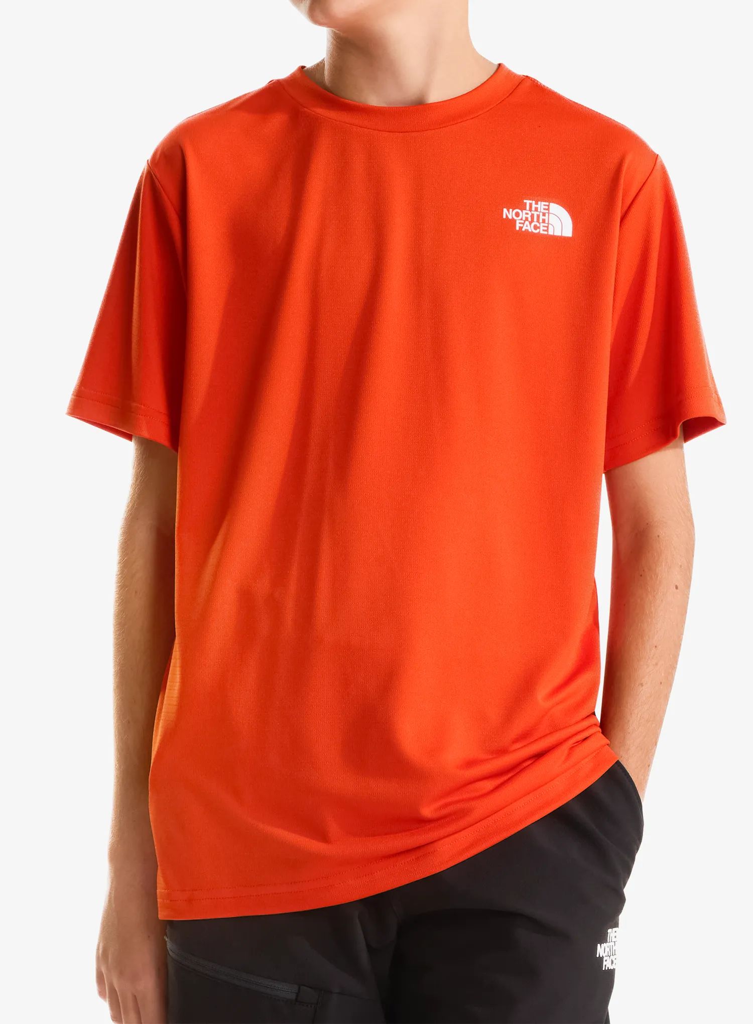 Dětské tričko The North Face New 24/7 S/S Tee - lava red