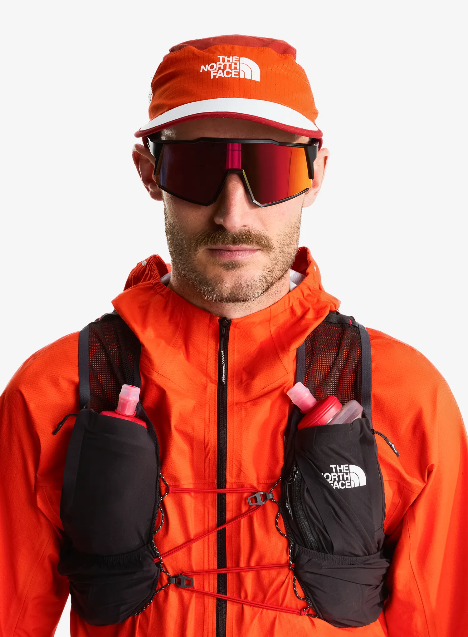 Czapka do biegania The North Face Summer LT Run Hat - iron/pearl/lava red