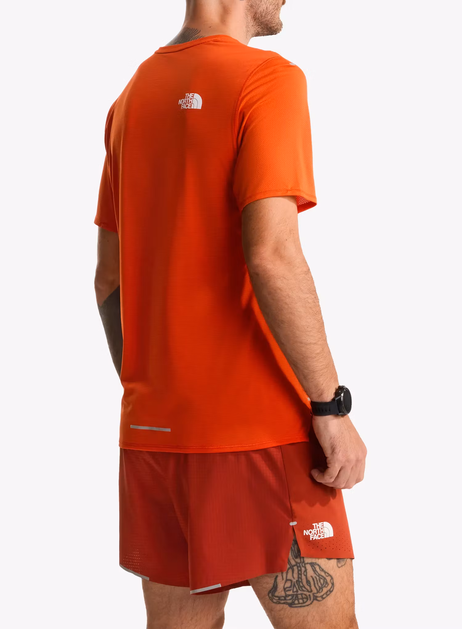 Koszulka do biegania The North Face Summit High Trail S/S - lava red