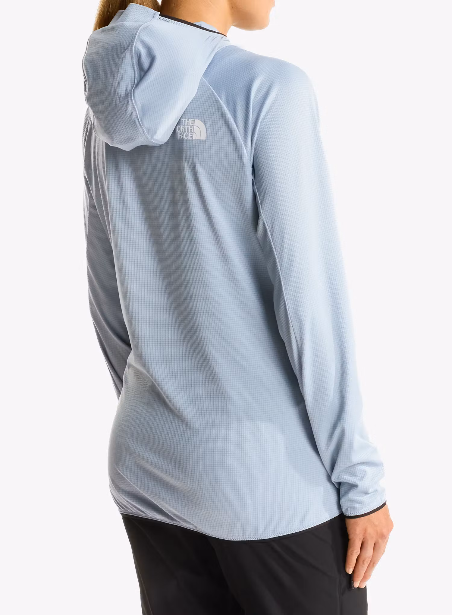Bluza z zamkiem 1/2 damska The North Face Summit Direct Sun Hoodie - frost grey