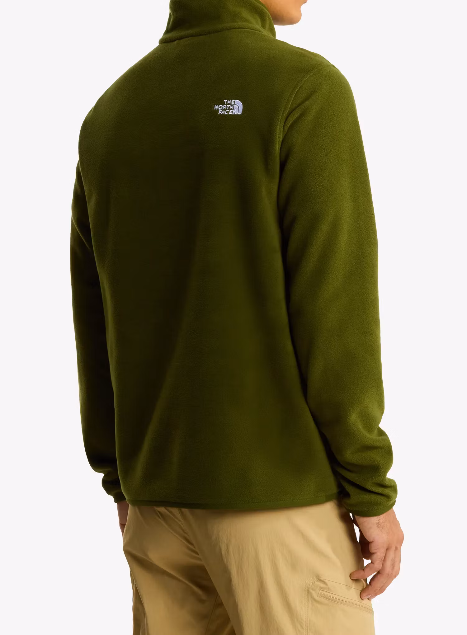 Bluza polarowa The North Face Glacier Fleece 1/4 Zip Jacket - woodland green