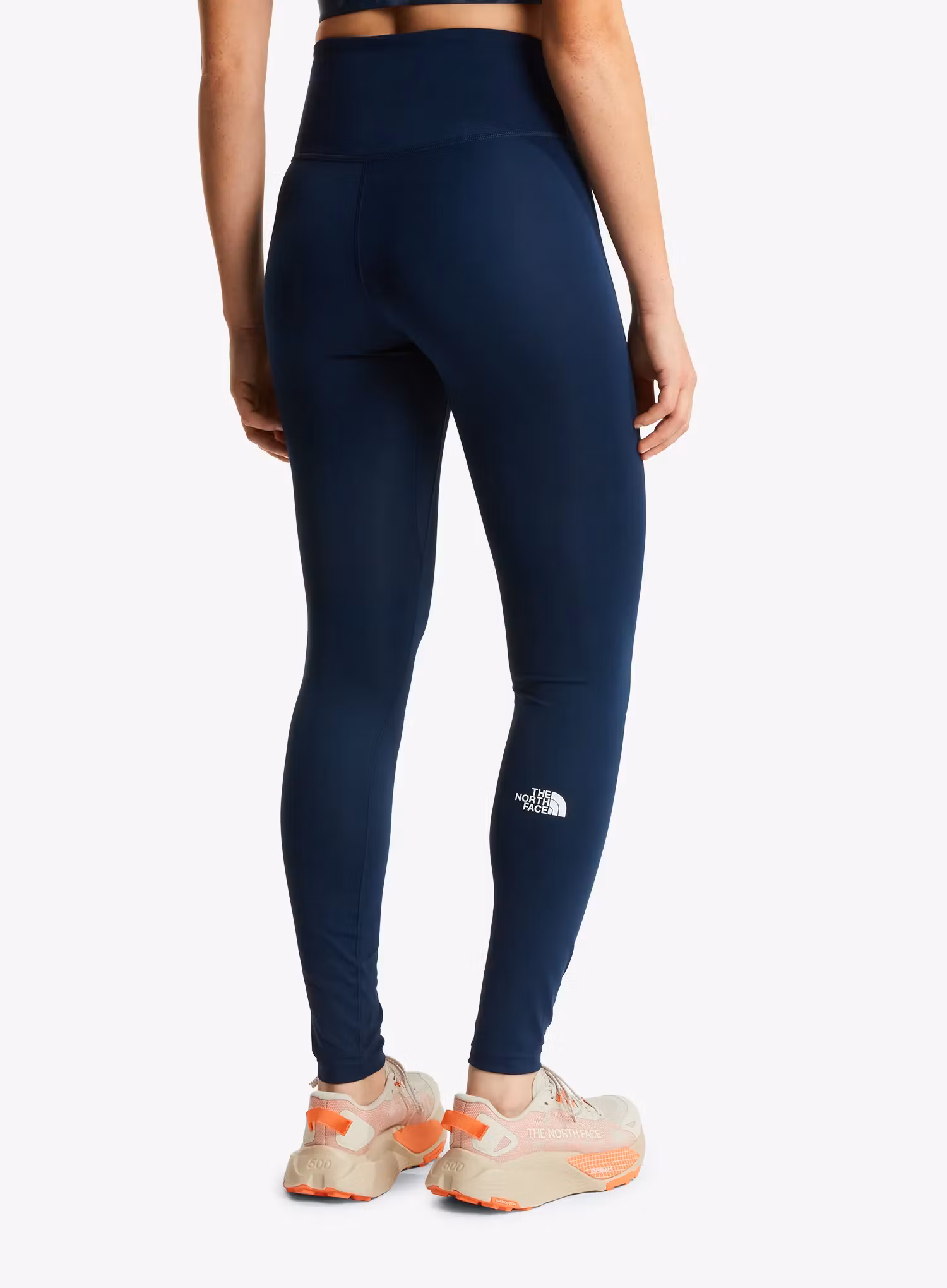 Legginsy damskie do biegania The North Face Flex 28In Tight - summit navy