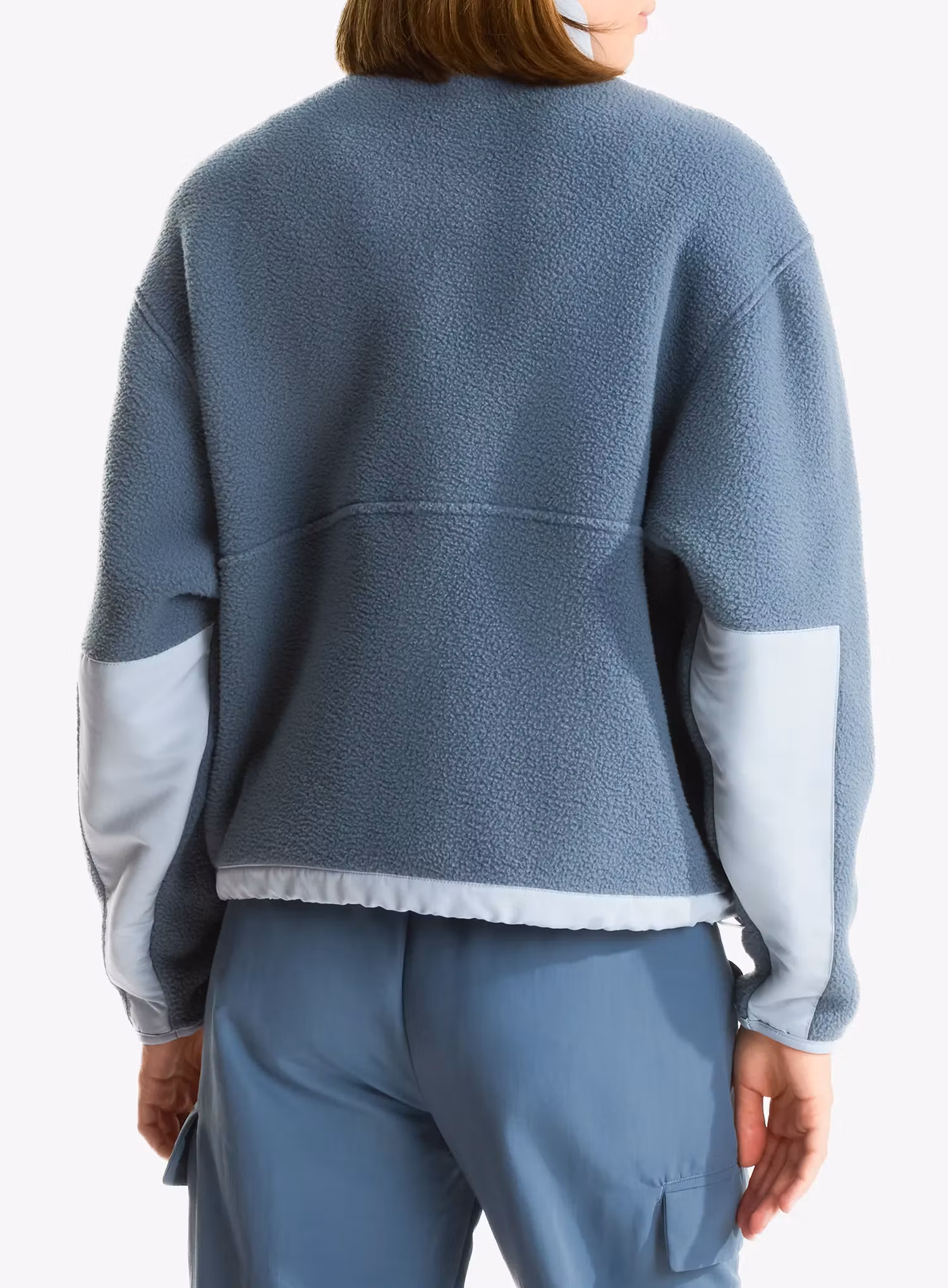 Polar damski The North Face Yumiori Off Peak Full Zip Jacket - granite/frost grey