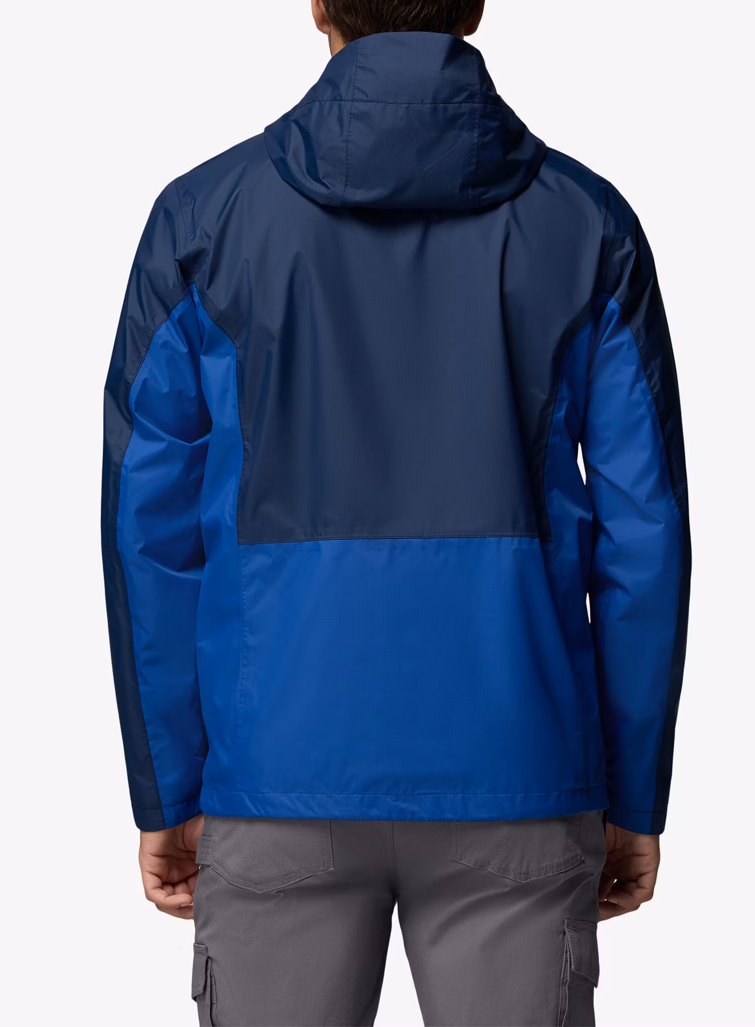 Kurtka przeciwdeszczowa Columbia Pouring Adventure III Jacket - collegiate navy/mountain blue
