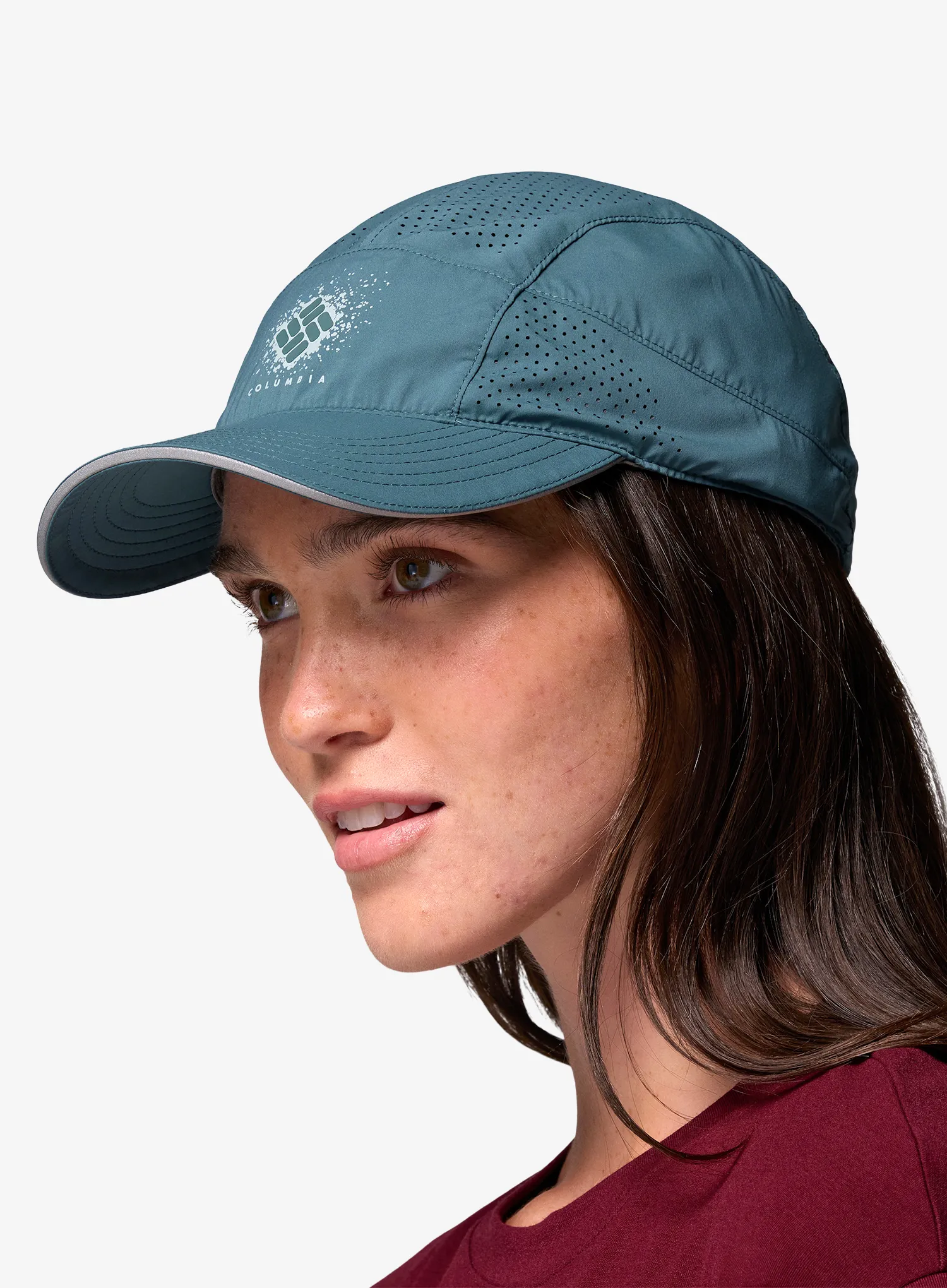 Czapka z daszkiem Columbia Speed Trail Ball Cap - everblue/gem splatter