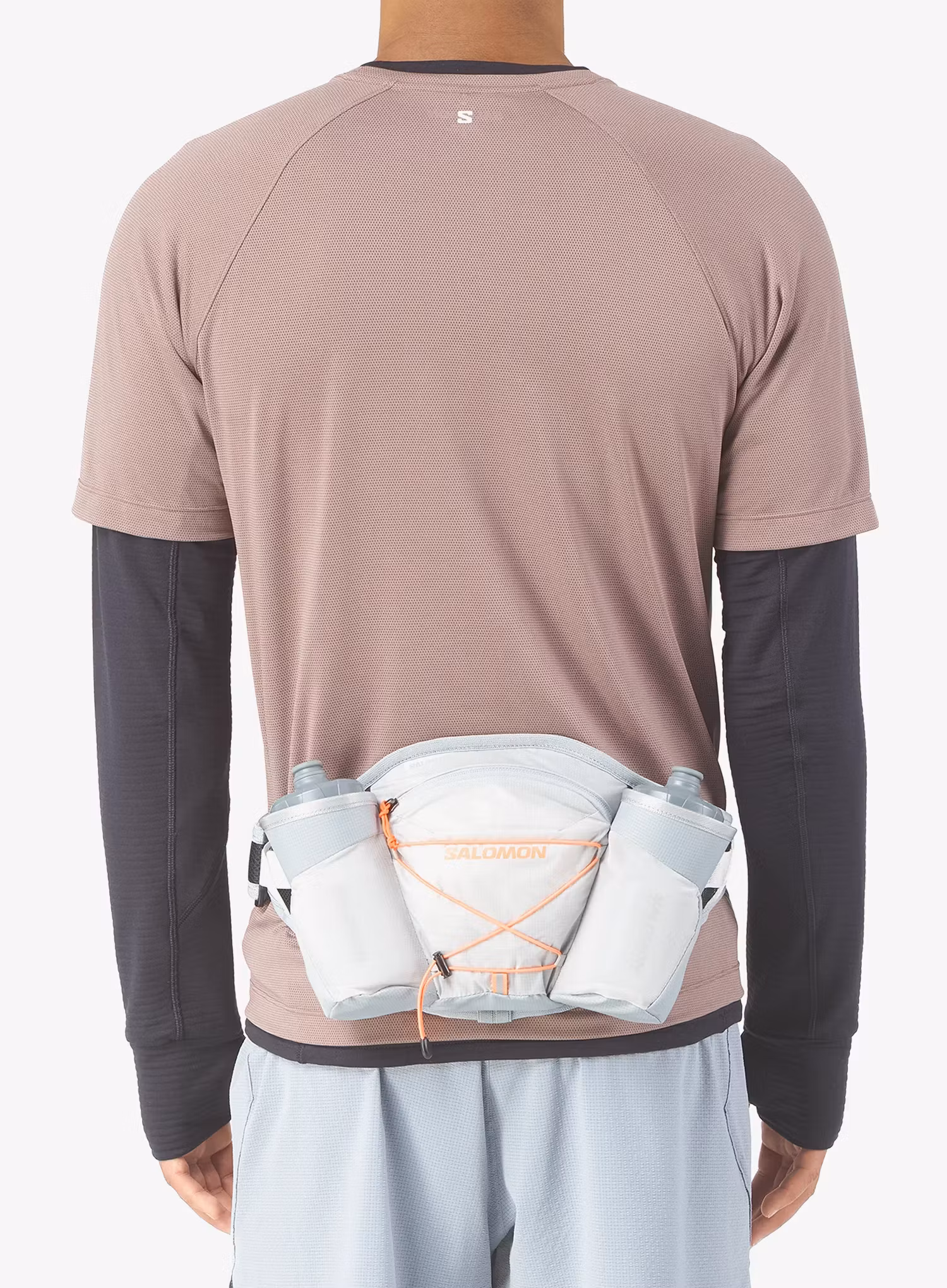 Pas biegowy Salomon Cross Belt 2 Bottles - gray violet/quarry