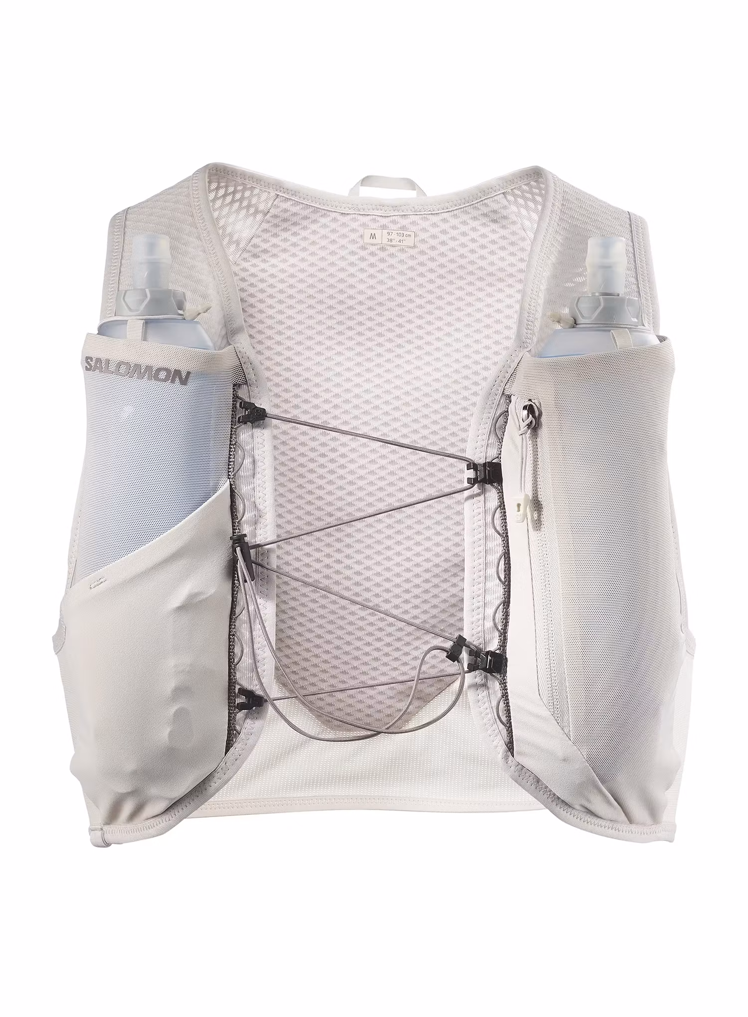 Kamizelka biegowa Salomon Active Skin 4 Grvl Set - silver cloud/iron