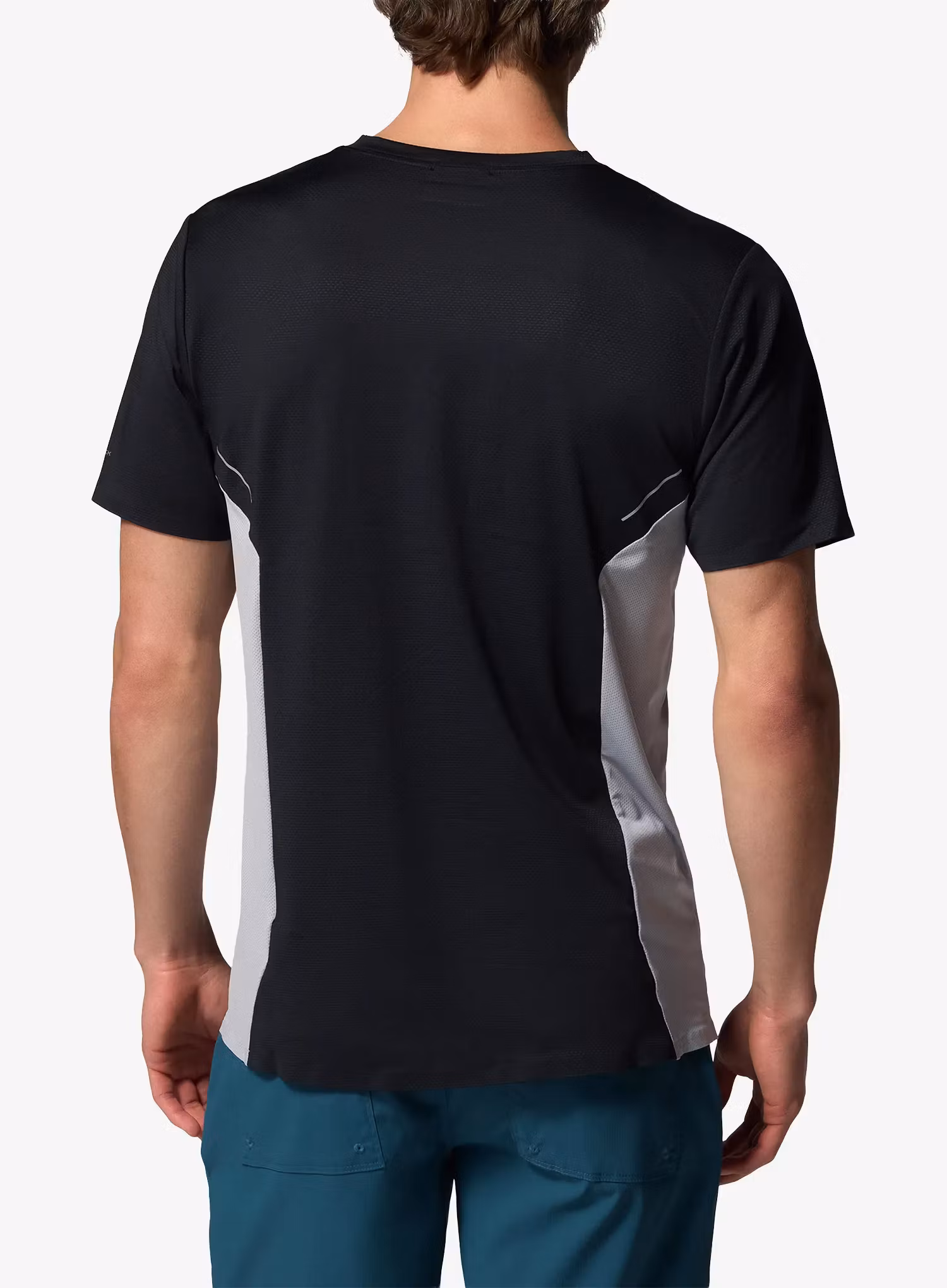 Koszulka szybkoschnąca Columbia Three Pitch S/S Crew - black/columbia grey