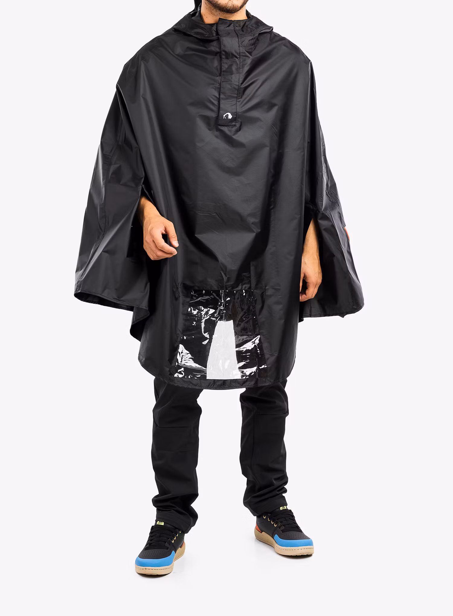 Peleryna przeciwdeszczowa na rower Tatonka Bike Poncho - black