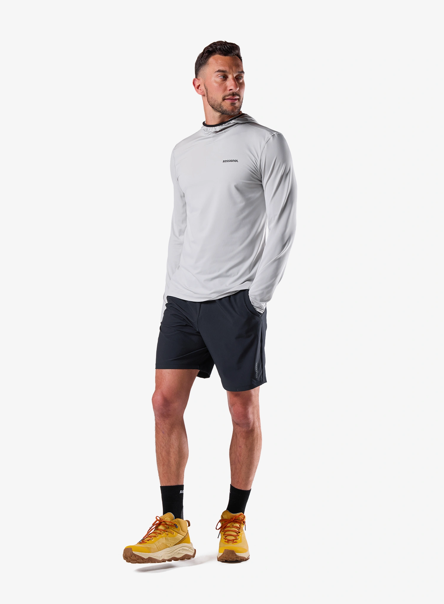 Spodenki do biegania Rossignol Sidelhorn Short 7in - black