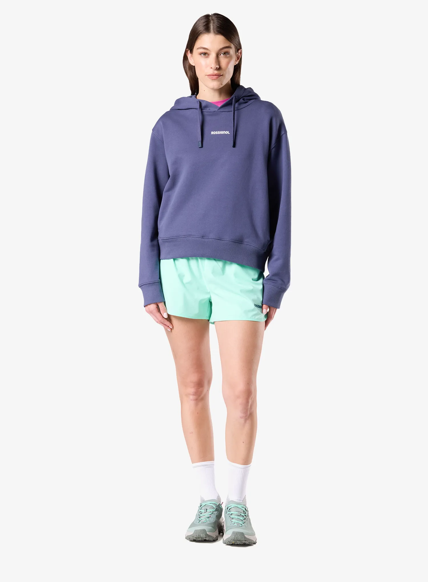 Bluza z kapturem damska Rossignol Waterfall Hoodie - true blue night 