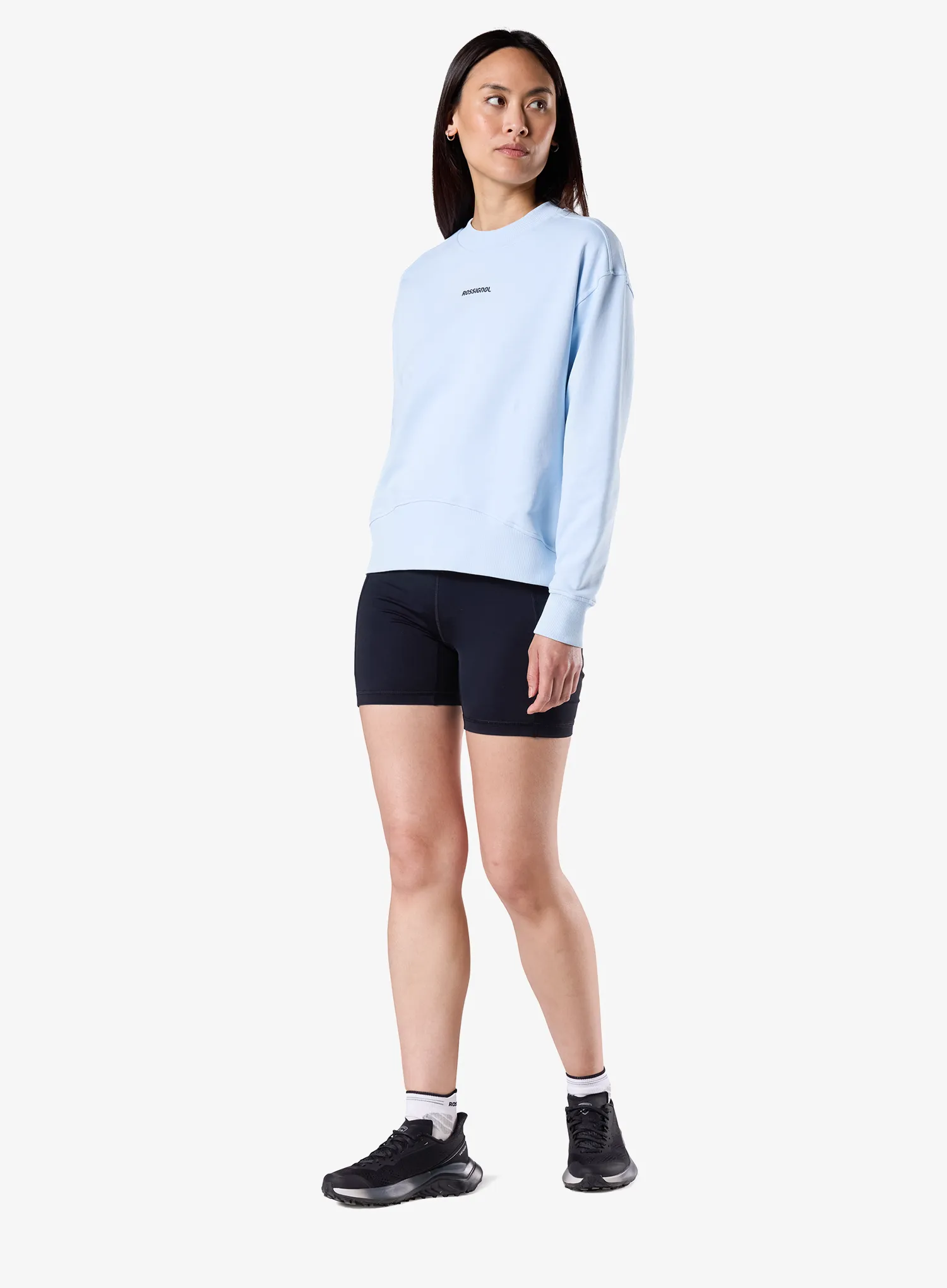 Bluza damska Rossignol Logo Crewneck - blue aura
