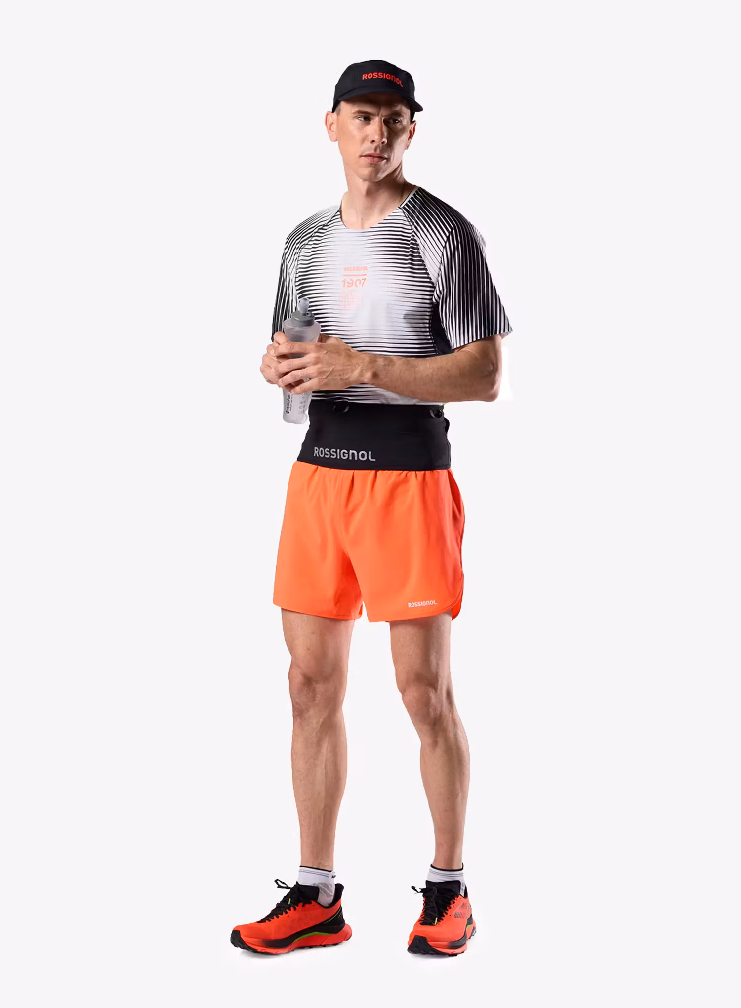 Koszulka szybkoschnąca Rossignol Sapa Ultra Tee - black line fogg