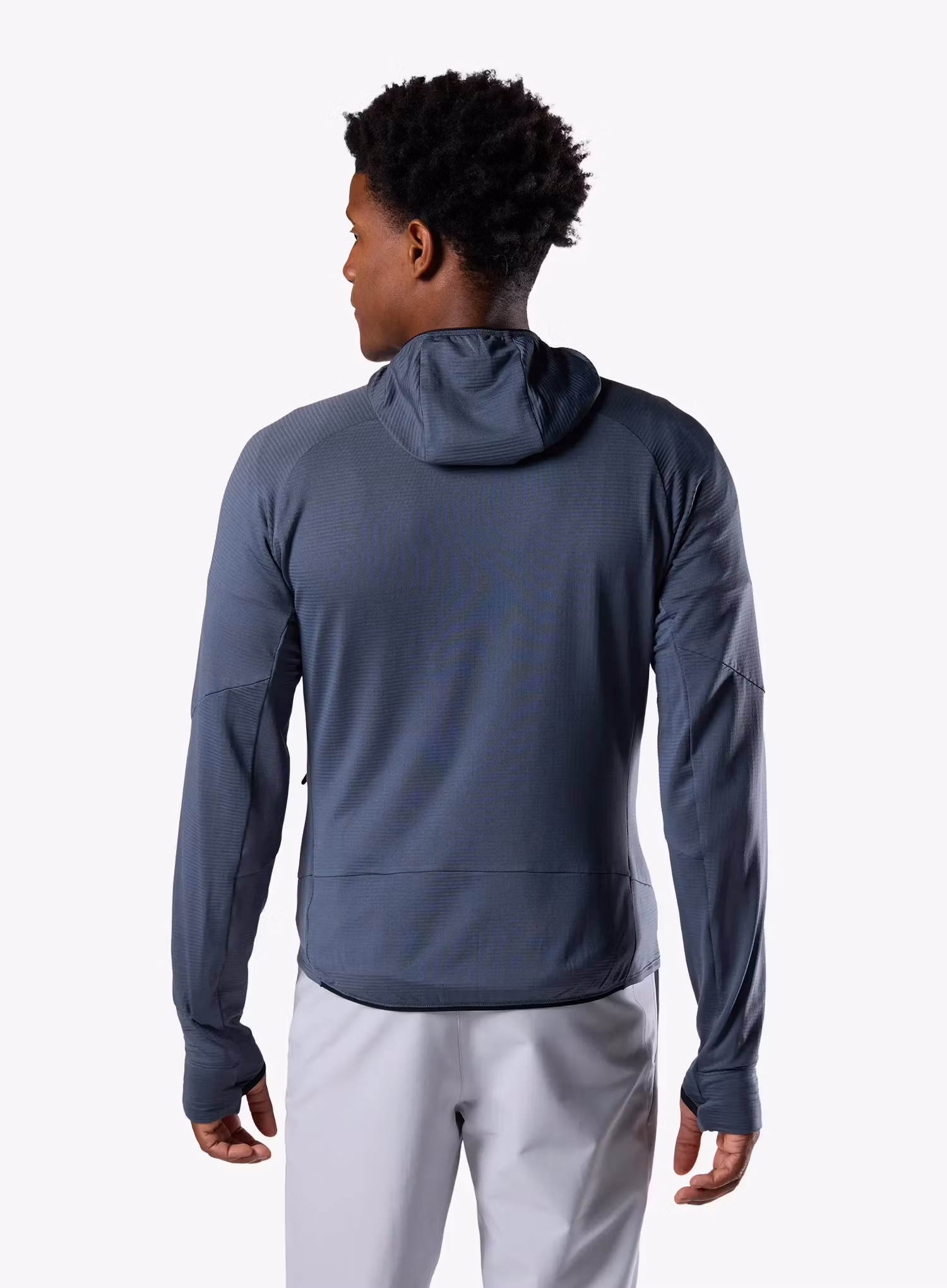 Bluza trekkingowa Rossignol Textured Hoodie Mid Layer - turbulence