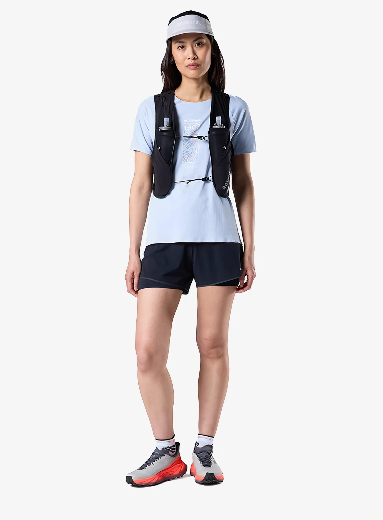 Koszulka do biegania damska Rossignol Sapa Ultra Tee - blue aura