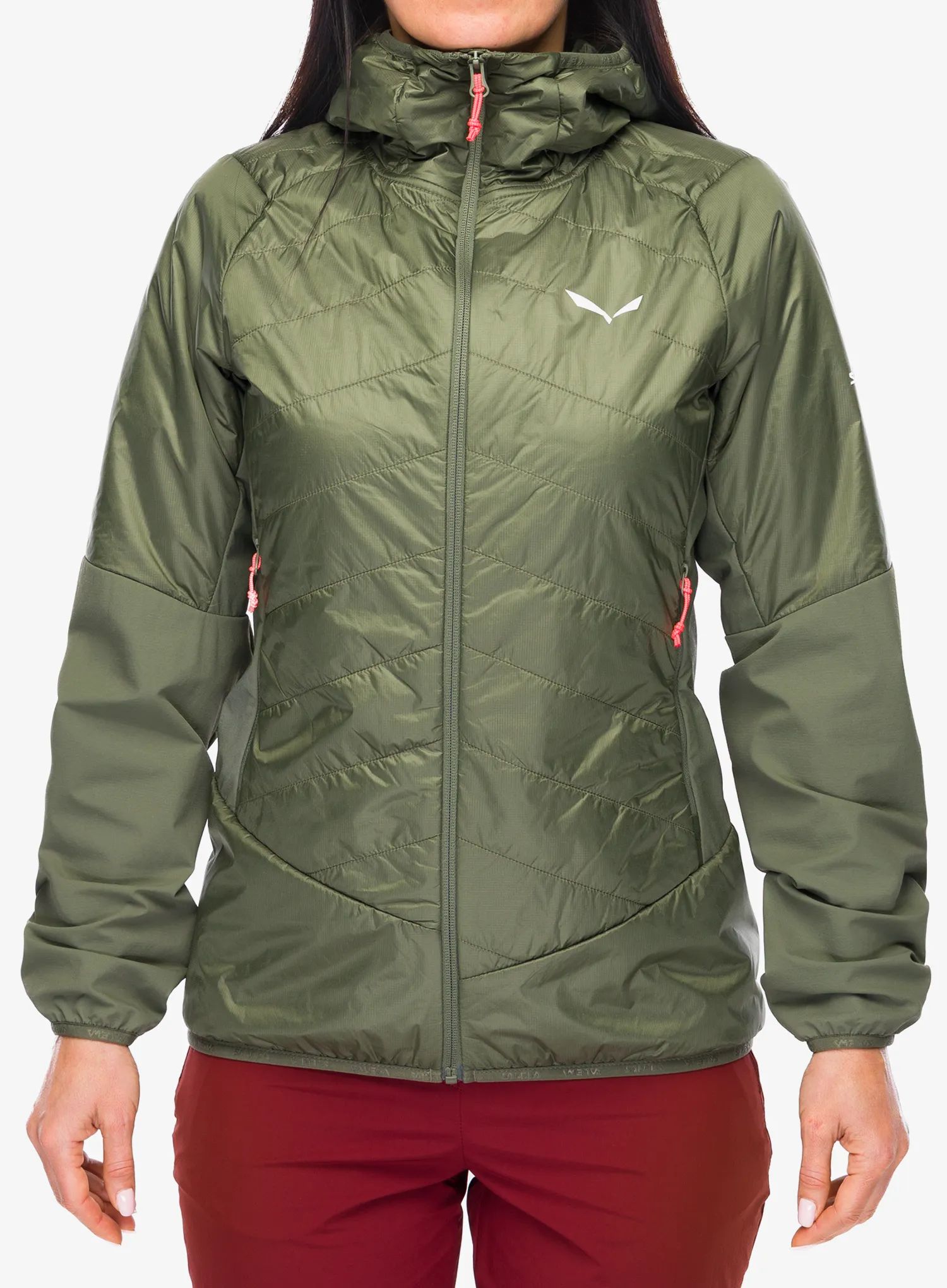 Hybridní bunda dámská Salewa Ortles Hyb TWR Jacket - faded green