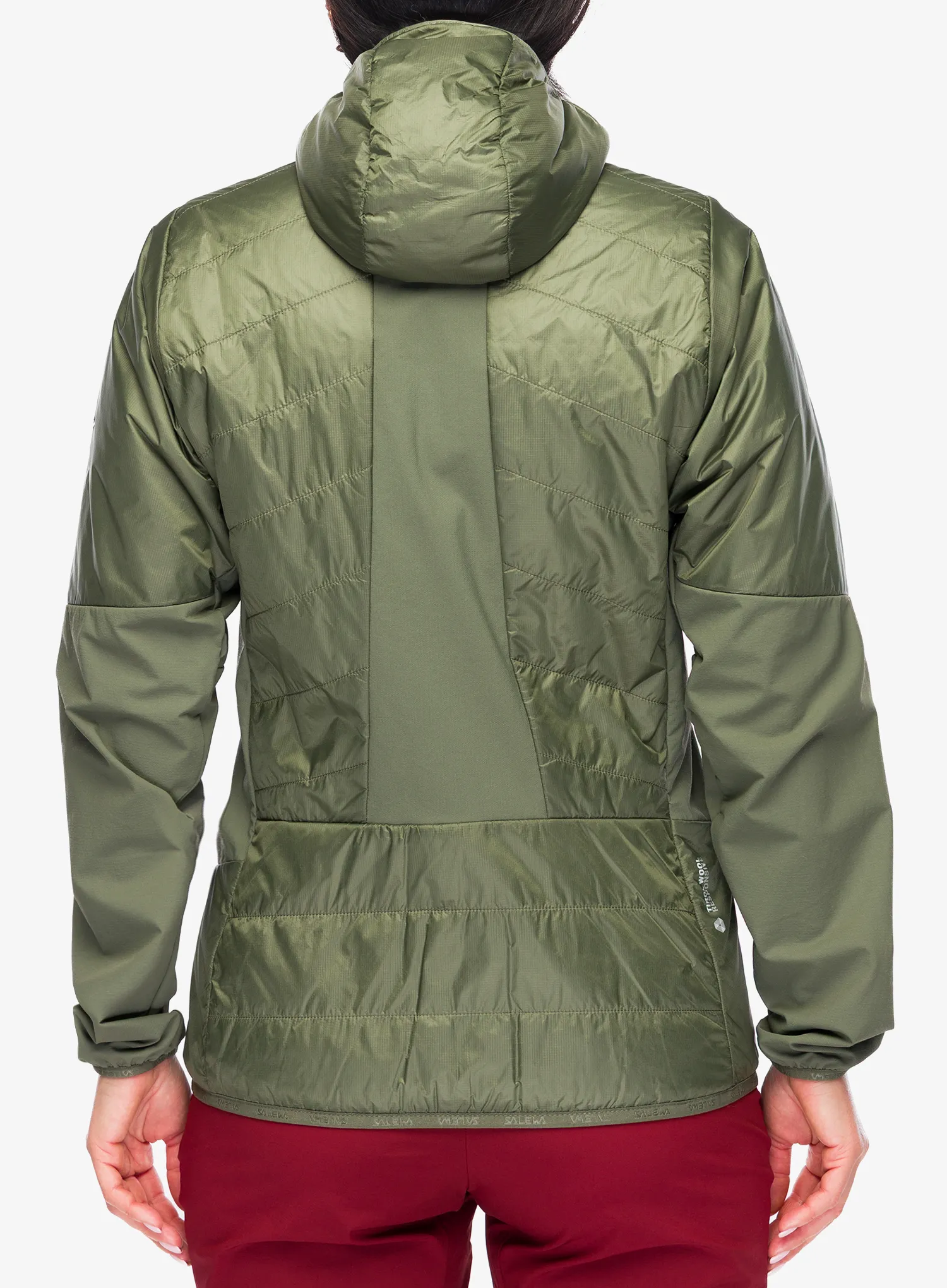 Kurtka hybrydowa damska Salewa Ortles Hyb TWR Jacket - faded green