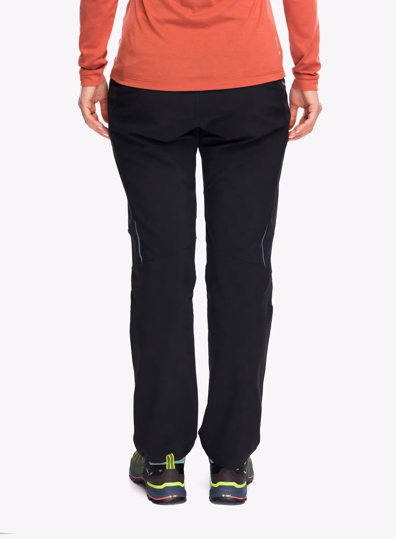 Spodnie softshell damskie Salewa Pedroc Sw Dst Wind Pant - black out