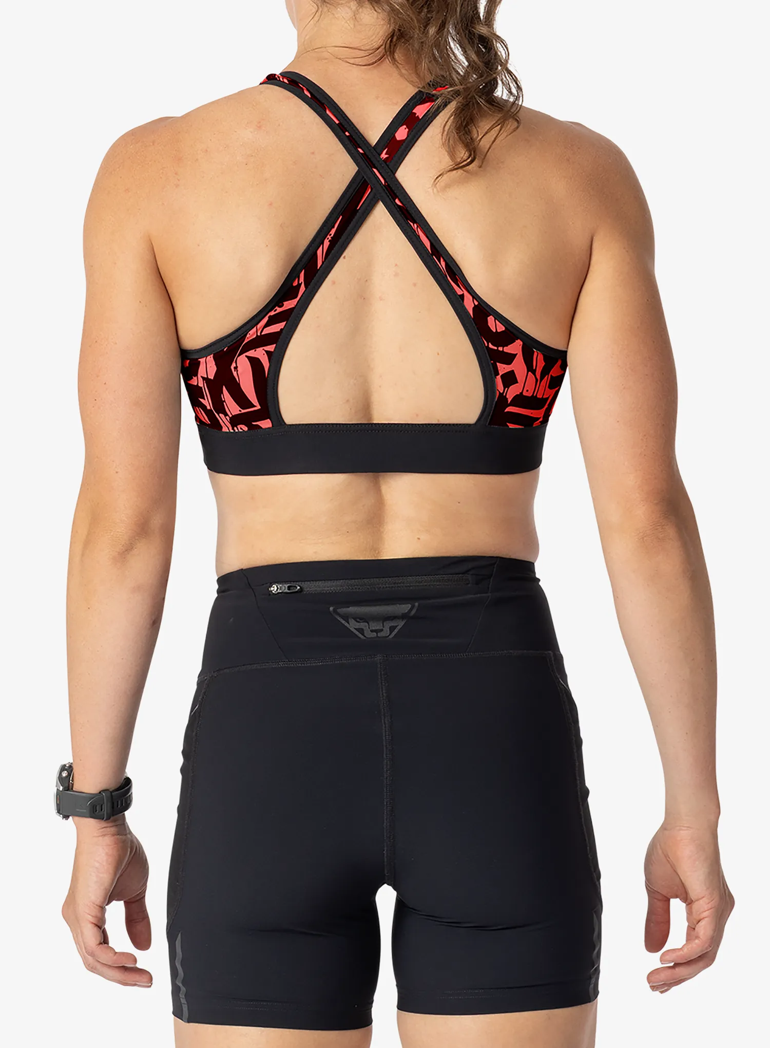 Biustonosz sportowy Dynafit Alpine Graphic Bra - ultra coral