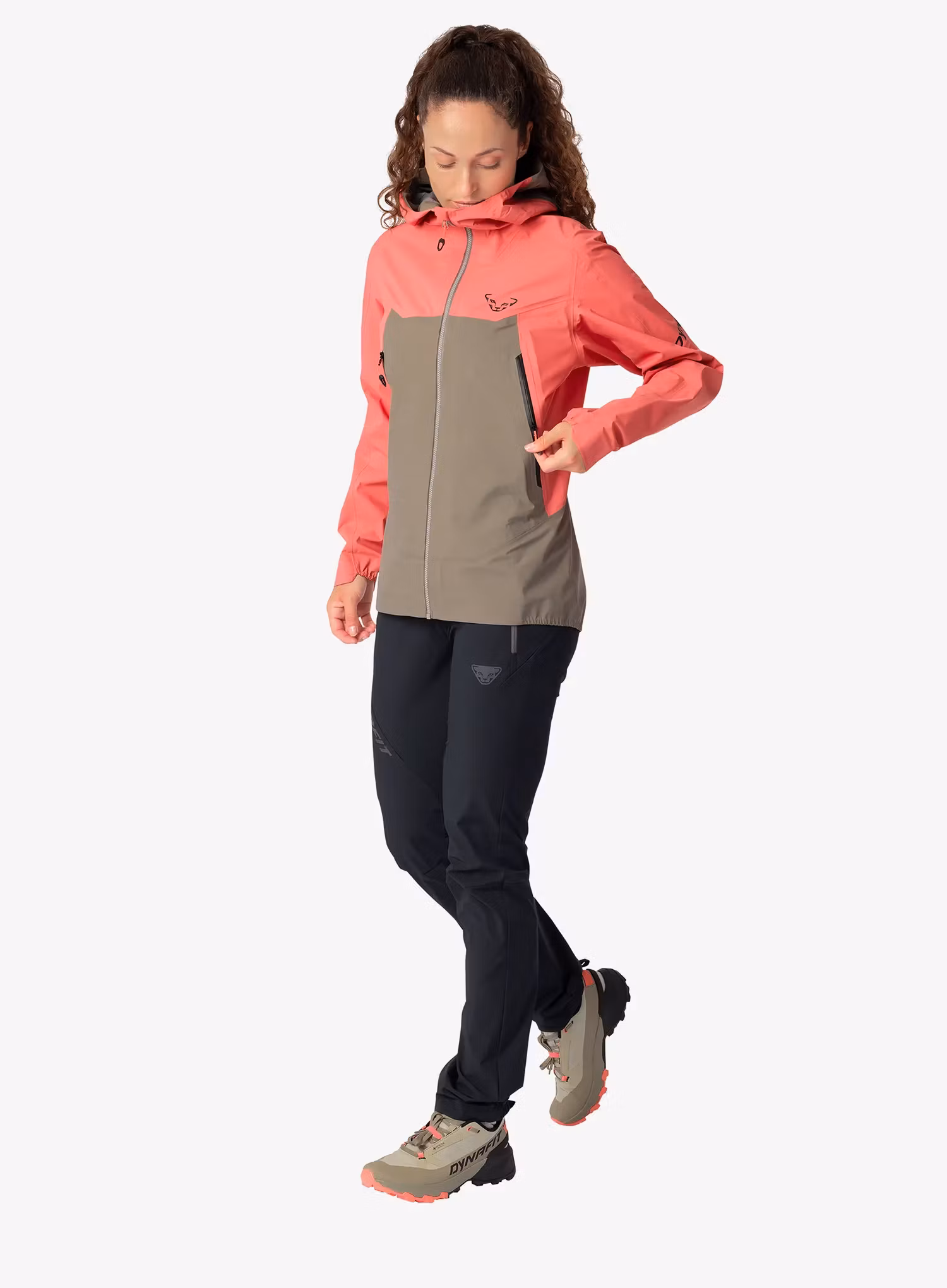 Kurtka z membraną damska Dynafit Transalper 3L Jacket - cabana